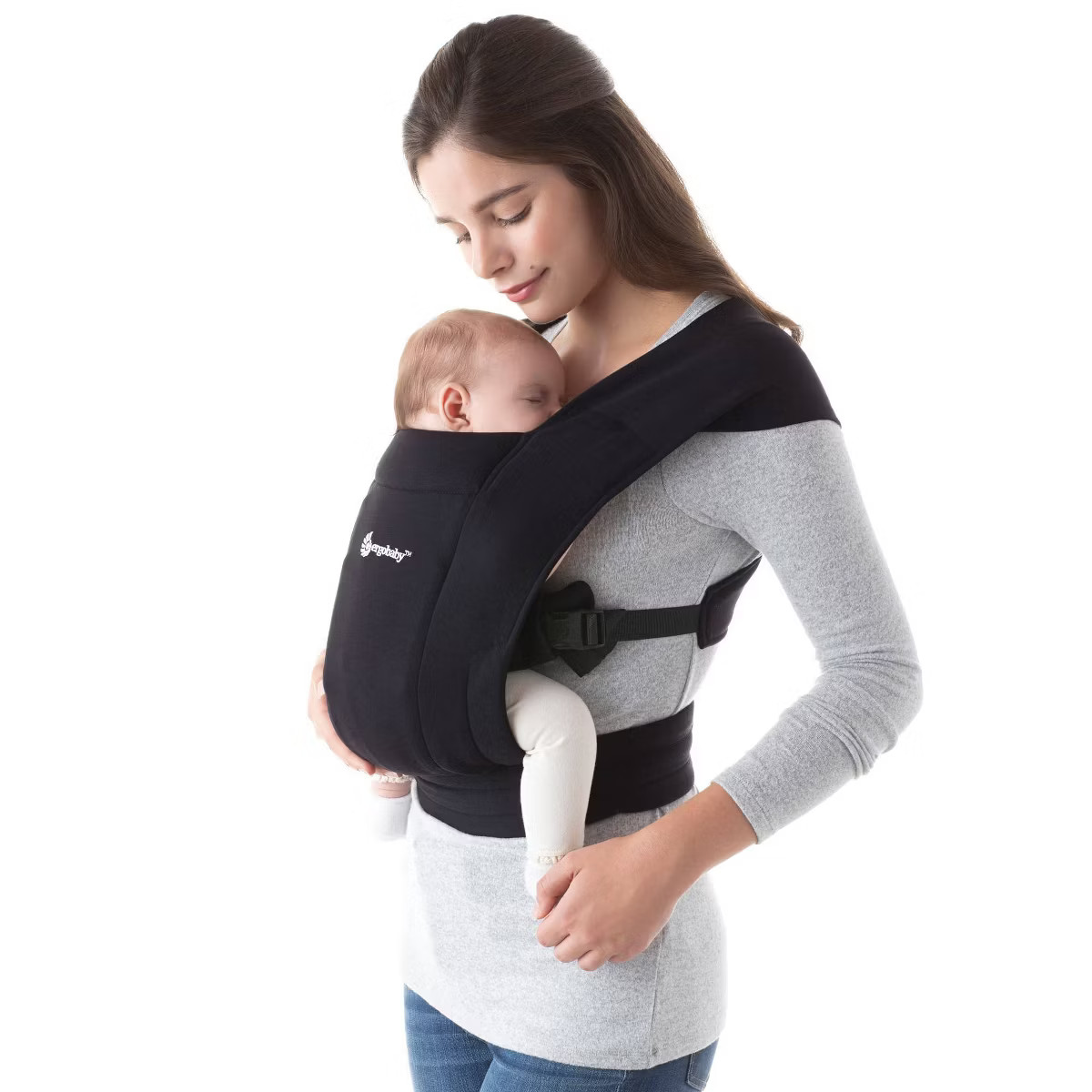 Ergobaby Embrace Cozy Knit Newborn Carrier - Pure Black | Target