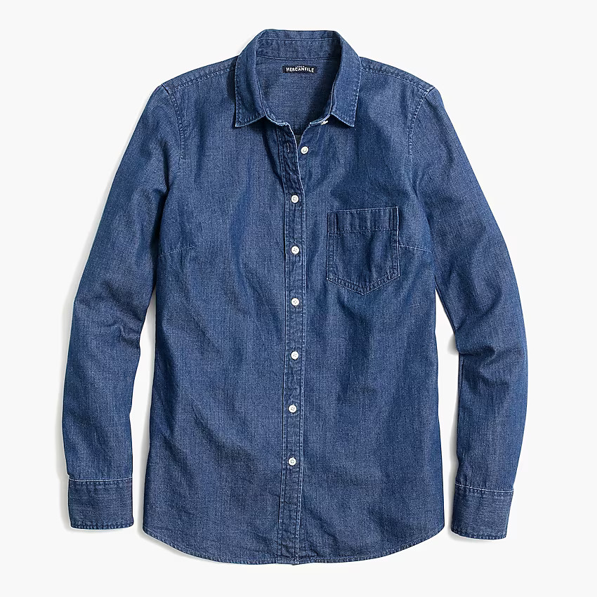 Denim shirt in signature fit | J.Crew Factory