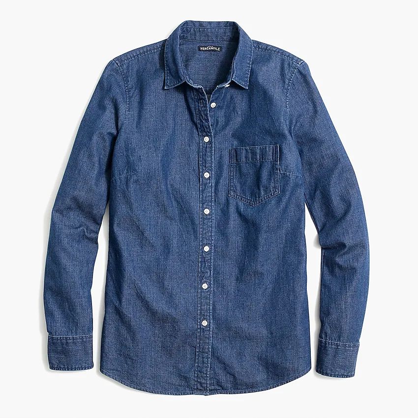 Denim shirt in signature fit | J.Crew Factory