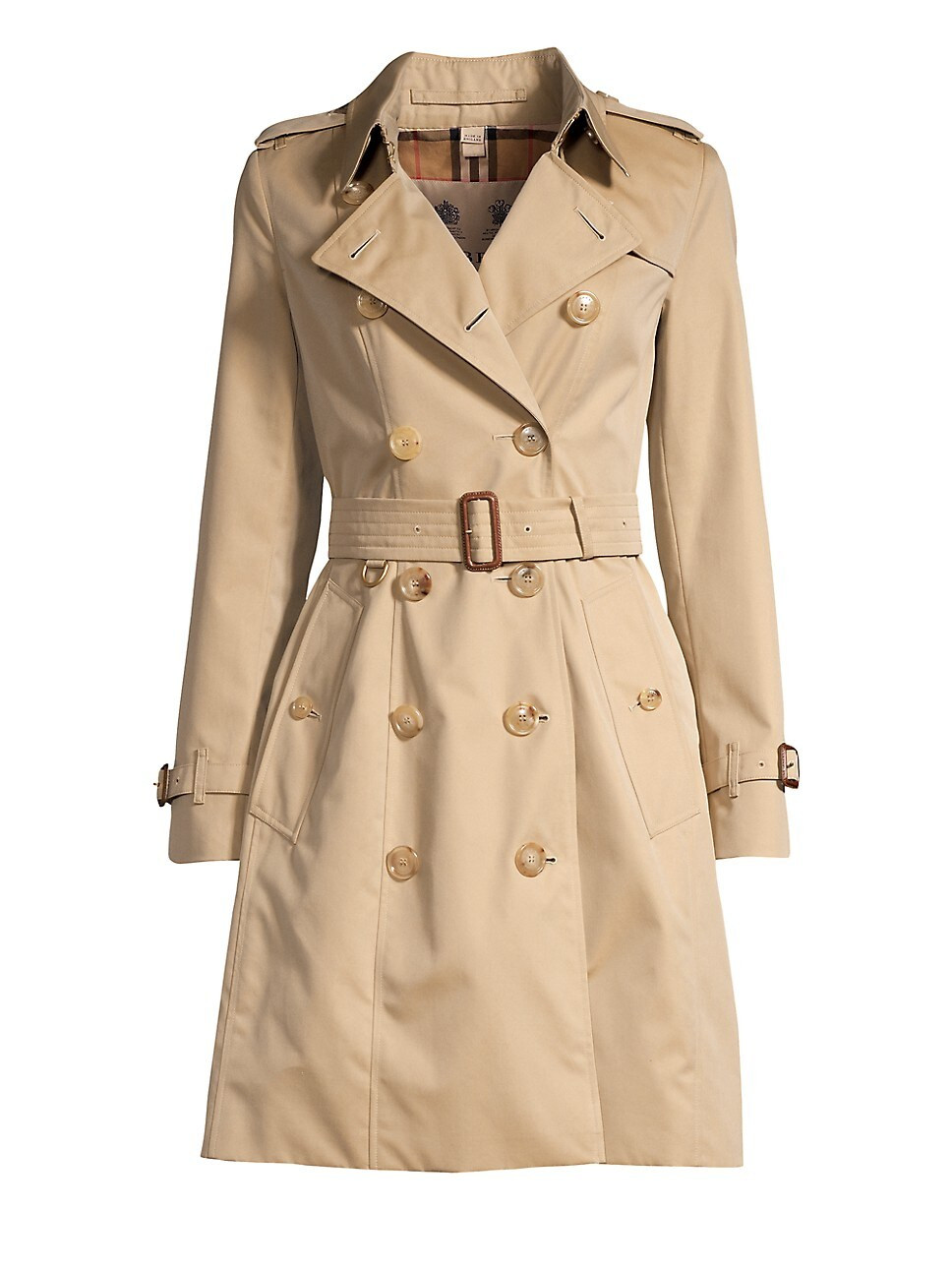 Heritage Chelsea Mid-Length Logo Trench Coat | Saks Fifth Avenue
