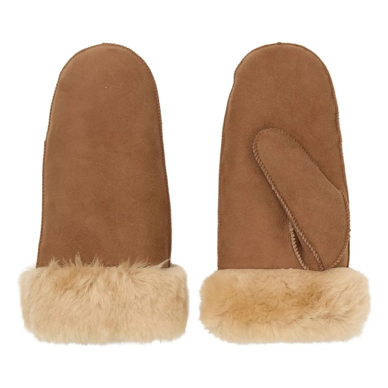 Doa Peau Lainé mittens | Camel | Smallable