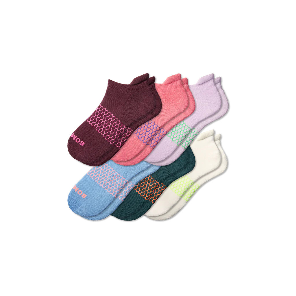 Women's Solid Ankle Sock 6-Pack | Bombas