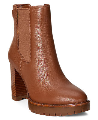 Lauren Ralph Lauren Women's Layne Chelsea Booties - Macy's | Macy's