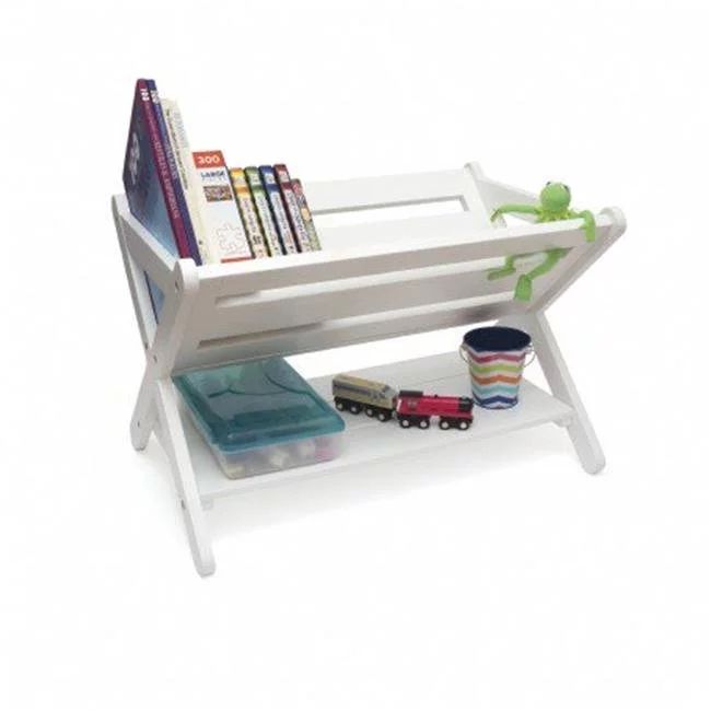 Lipper International 522W Kids' Book Caddy with Shelf, White | Walmart (US)
