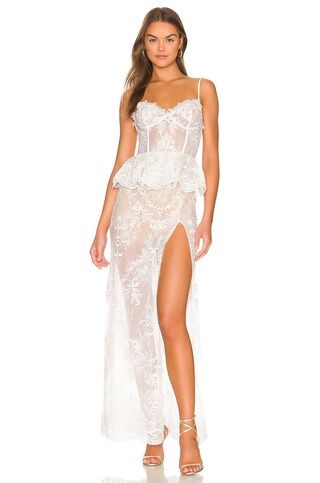 V. Chapman Ophilia Gown in White from Revolve.com | Revolve Clothing (Global)