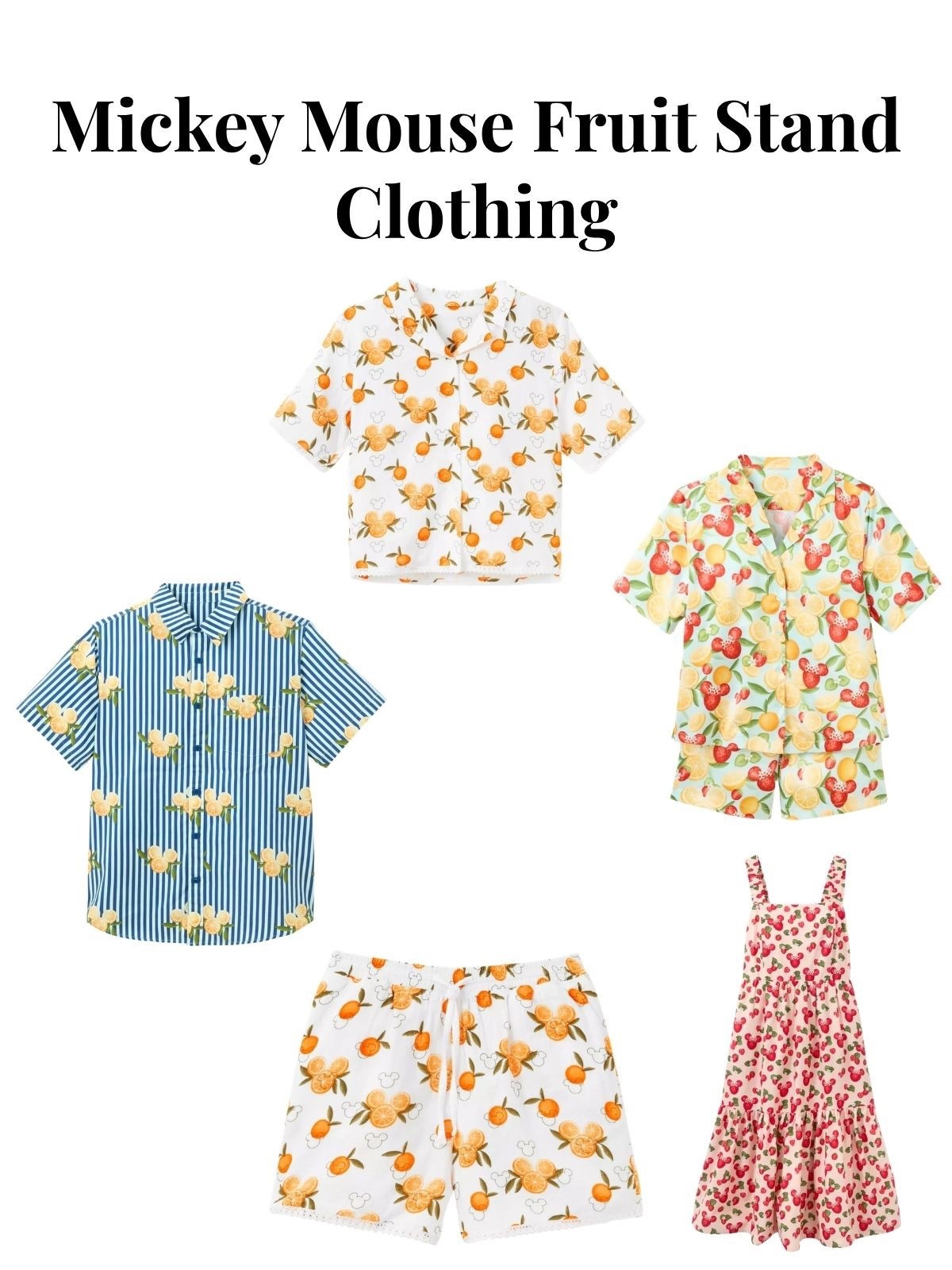 Mickey Mouse fruit stand clothing 

#LTKTravel