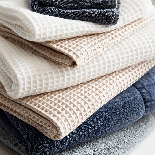 Organic Waffle Towels | West Elm (US)