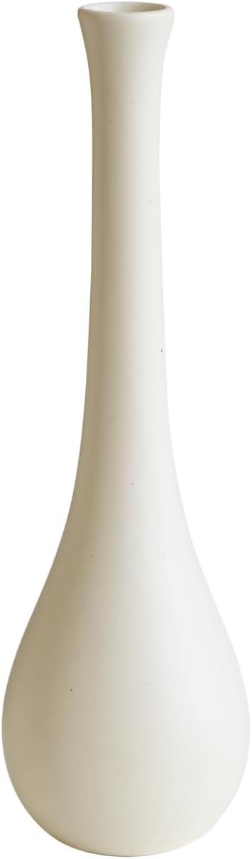 Mini Bud Vases, Ceramic Small Vase for Decor, Matte Crème | Amazon (US)