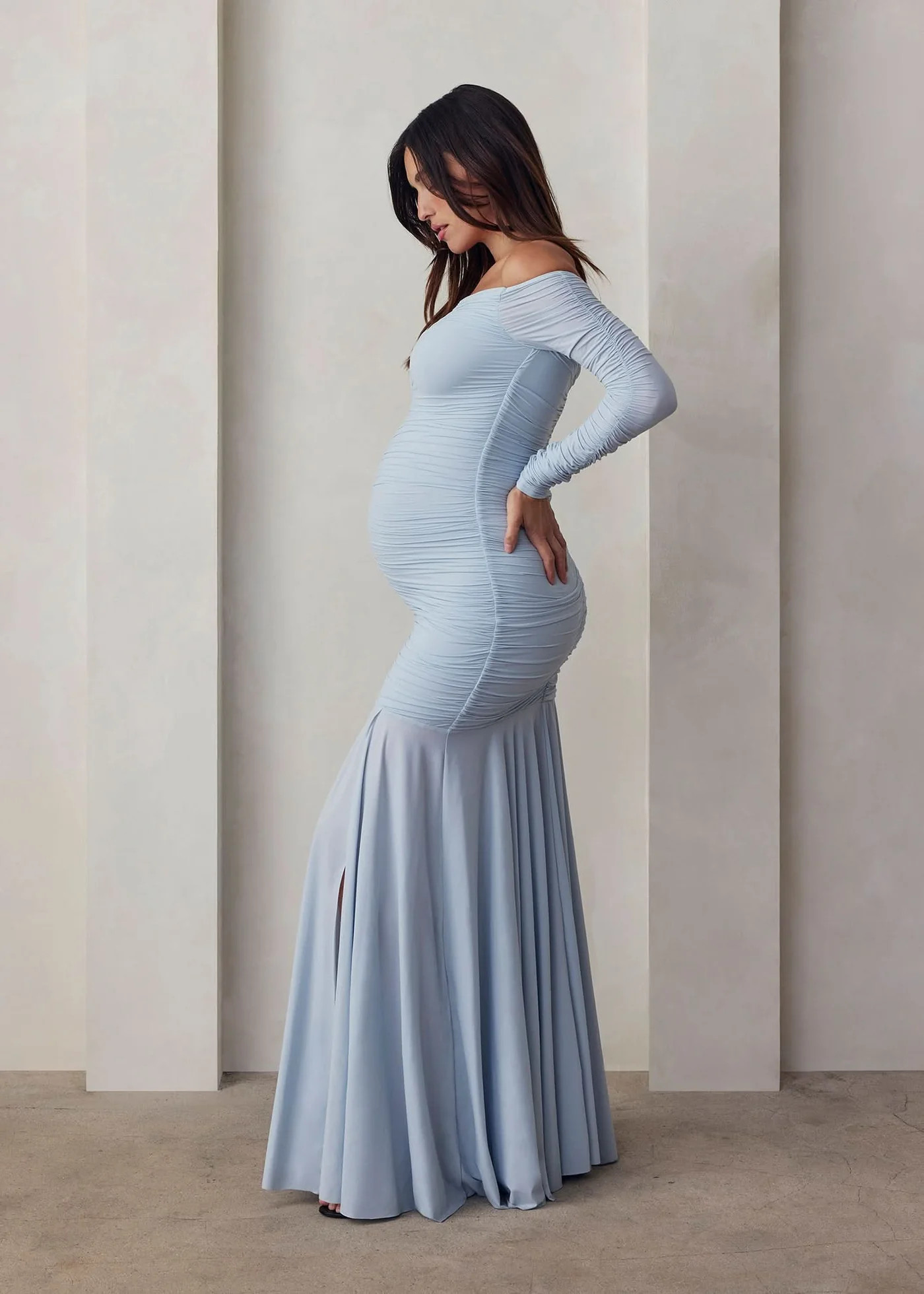 Airbrush Off The Shoulder Dress | BUMPSUIT