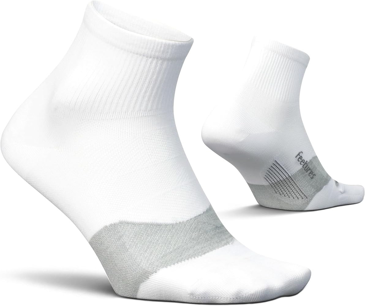 Feetures Elite Ultra Light Cushion Quarter - Sport Sock with Targeted Compression - (1 Pair) | Amazon (US)