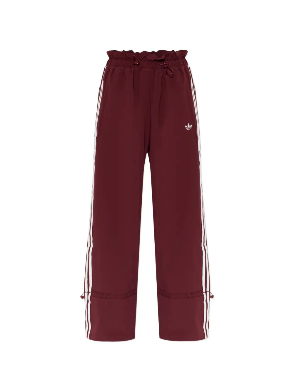 adidas wide-leg track pants - Red | Farfetch Global