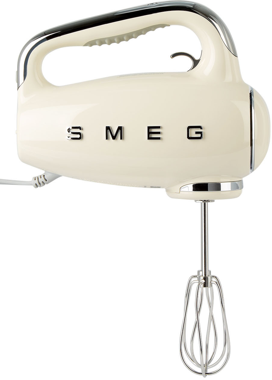 Beige Retro-Style Hand Mixer | SSENSE