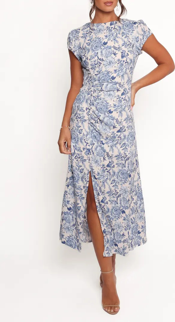 Lisbeth Floral Print Midi Dress | Nordstrom