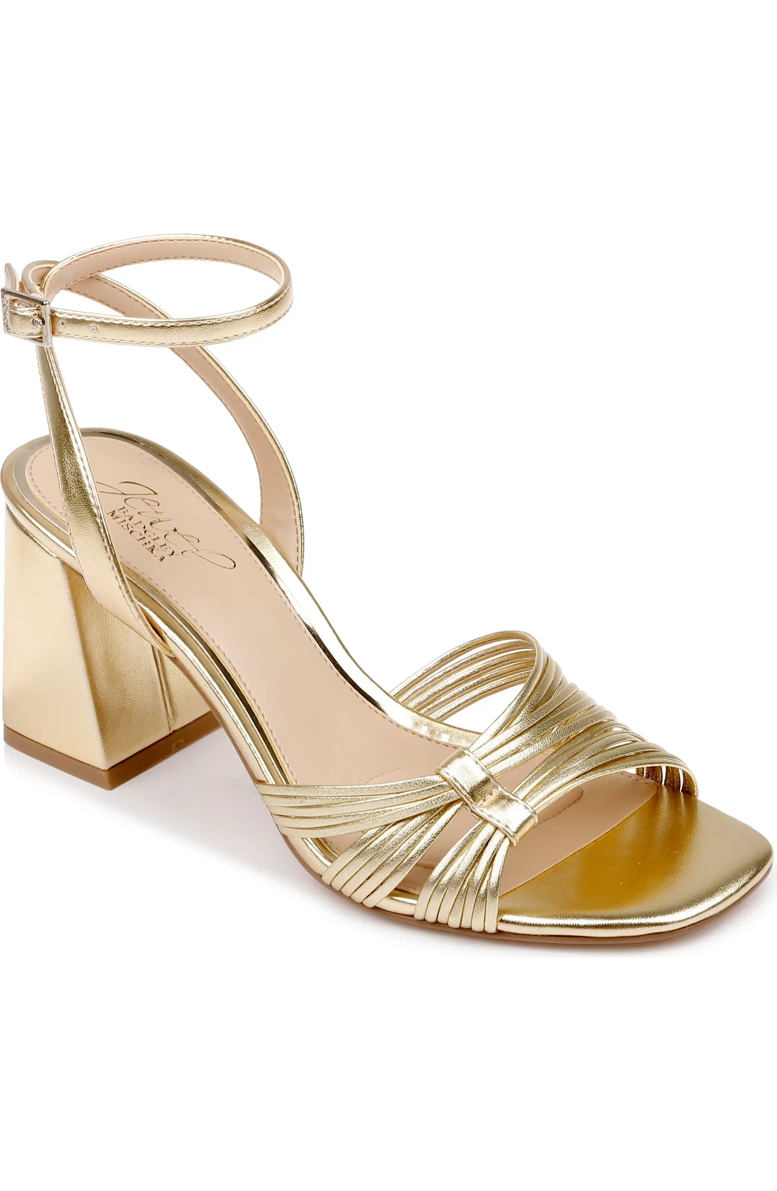 Jewel Badgley Mischka Michelle Ankle Strap Sandal (Women) | Nordstrom | Nordstrom