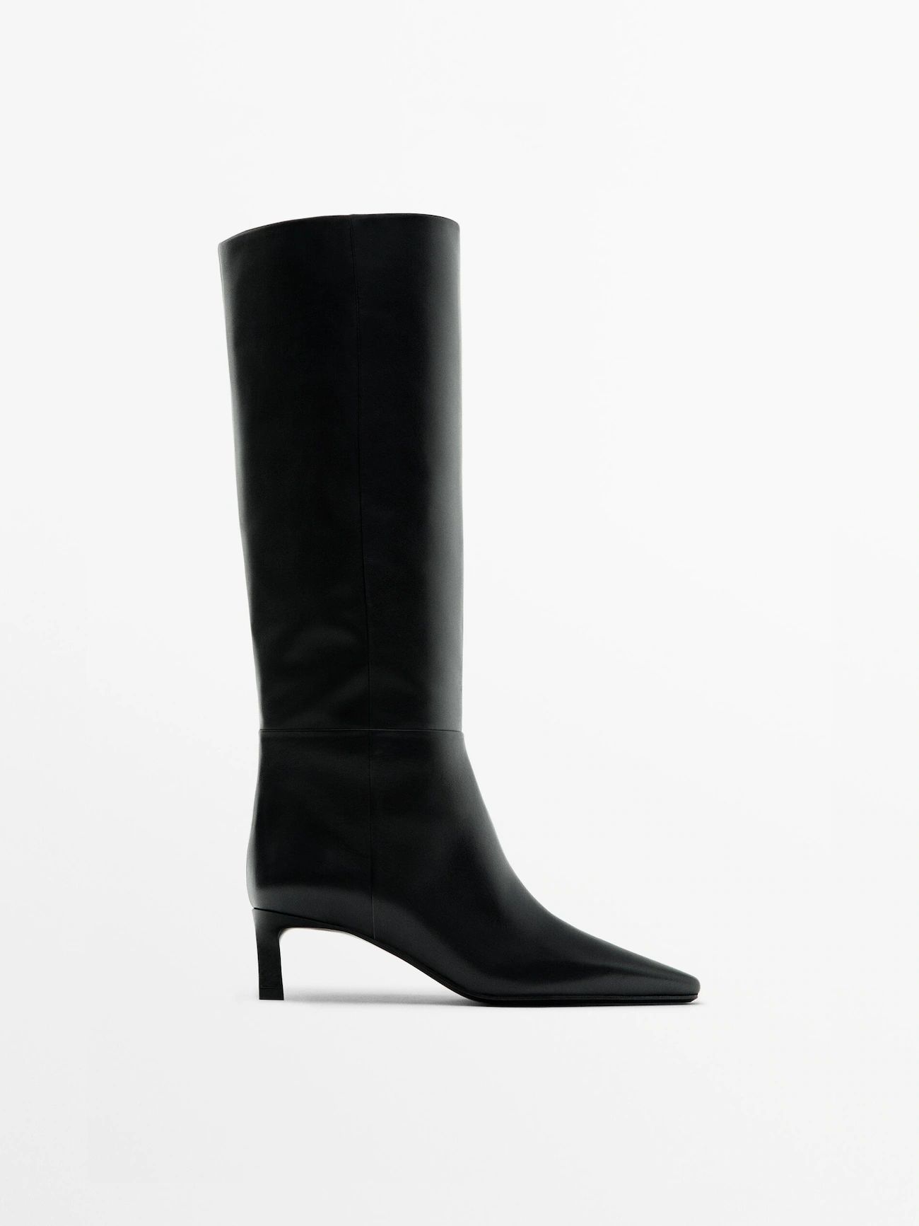 Low-heel boots | Massimo Dutti UK