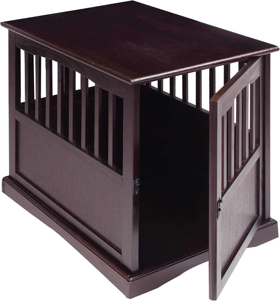Casual Home Wooden Medium Pet Crate, End Table, Espresso | Amazon (US)