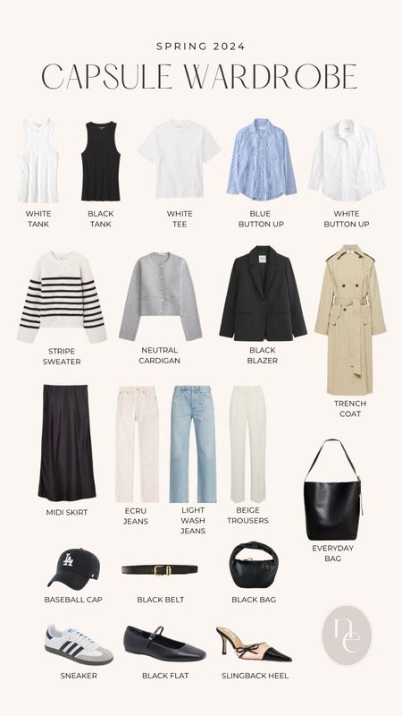 Spring capsule wardrobe closet essentials 🤍


Spring outfit 
Casual outfit 
Closet staples
Closet essentials 

#LTKSeasonal #LTKstyletip #LTKfindsunder100