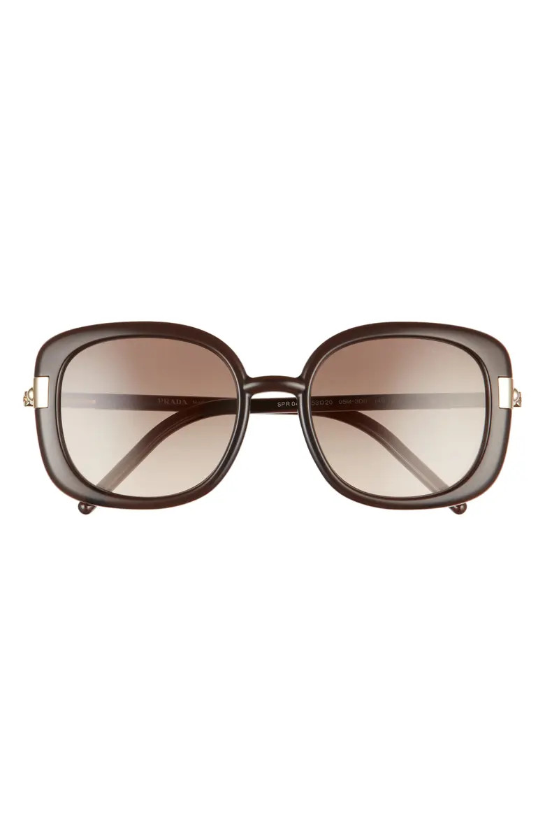 Pillow 53mm Gradient Round Sunglasses | Nordstrom