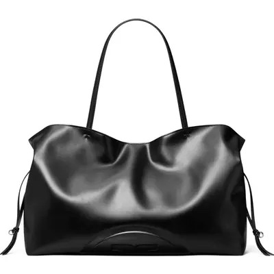 Tory Burch Small Ella Drawstring Tote Bag in Black at Nordstrom | Nordstrom