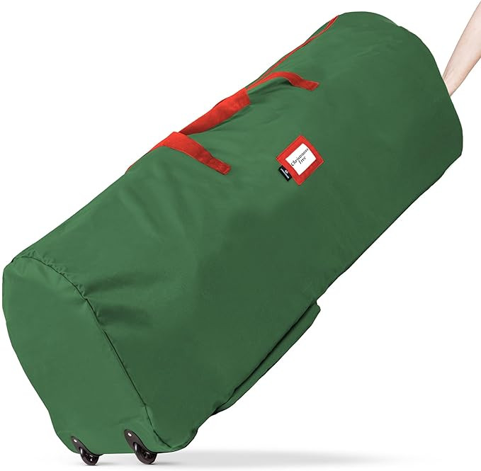 Handy Laundry Rolling Tree Storage Bag - For 7.5-Foot Artificial Christmas Holiday Tree, Zippered... | Amazon (US)