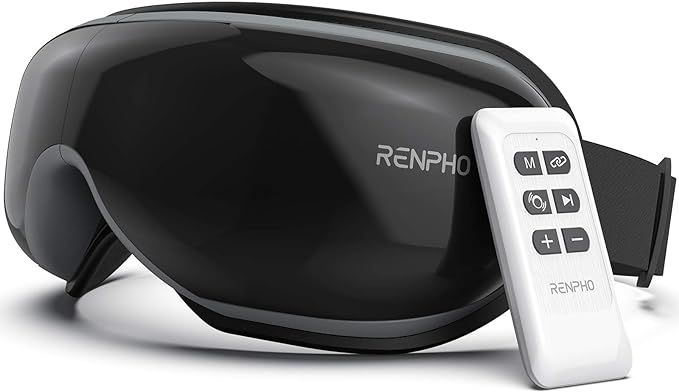 RENPHO Eyeris1 - Heated Eye Massager for Migraine, Temple Massager with Remote, Compression, Vibr... | Amazon (US)