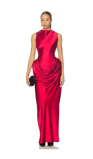 ET OCHS Genevieve Gown in Red. - size 4 | Revolve Clothing (Global)