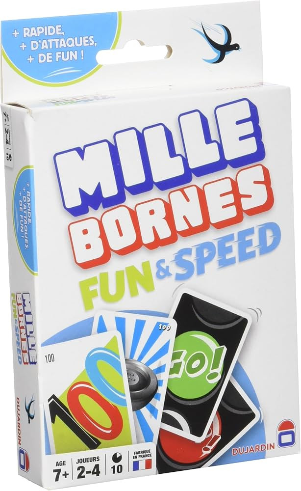 Dujardin - Mille Bornes Fun and Speed - Jeu de Société - Course de 1000 kilomètres - Format Ra... | Amazon (FR)