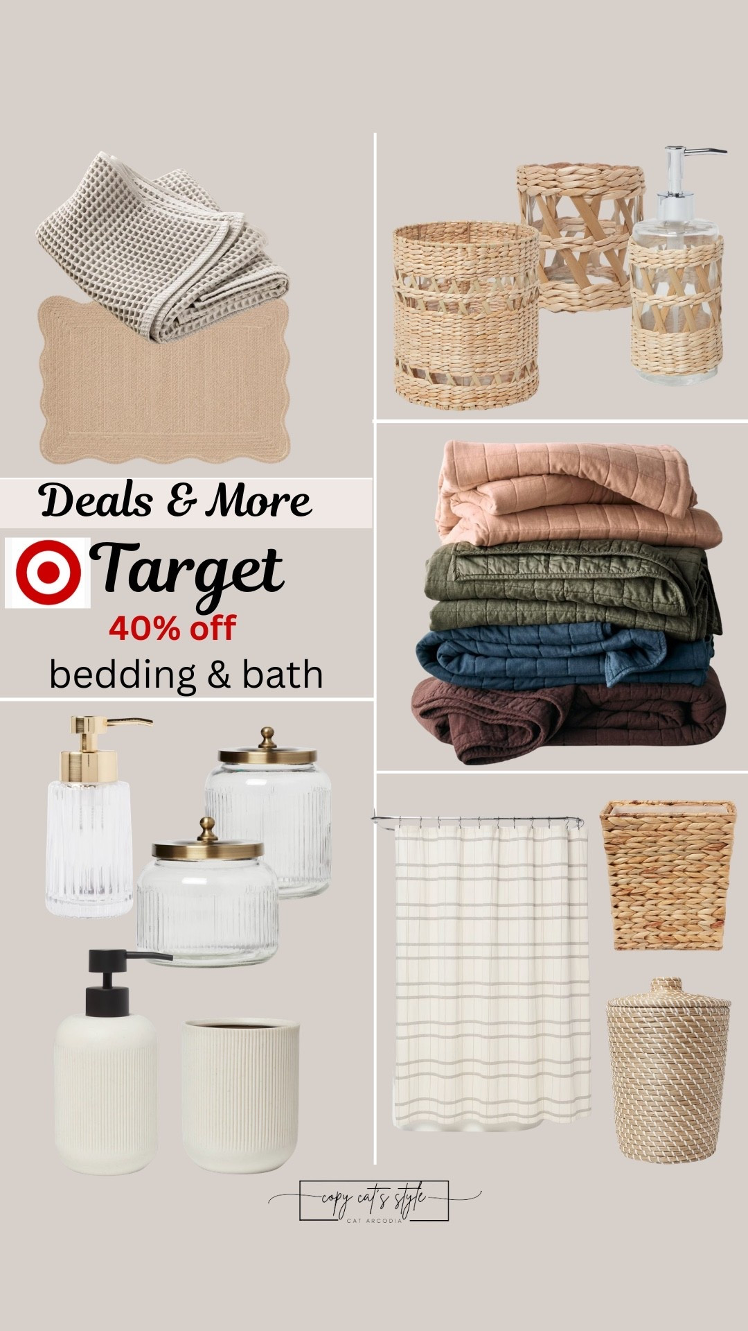 Target deals on bedding and bath. 

#LTKSaleAlert #LTKHome