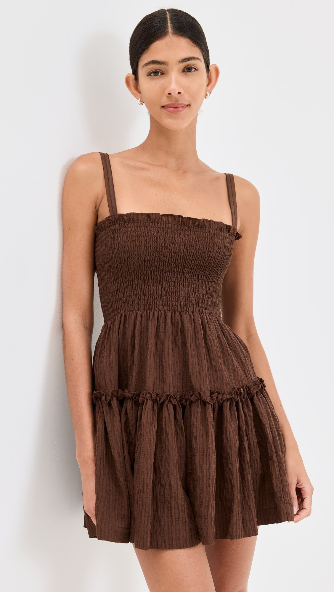 Hill House Home Seraphina Mini Organza Seersucker Dress | Shopbop | Shopbop
