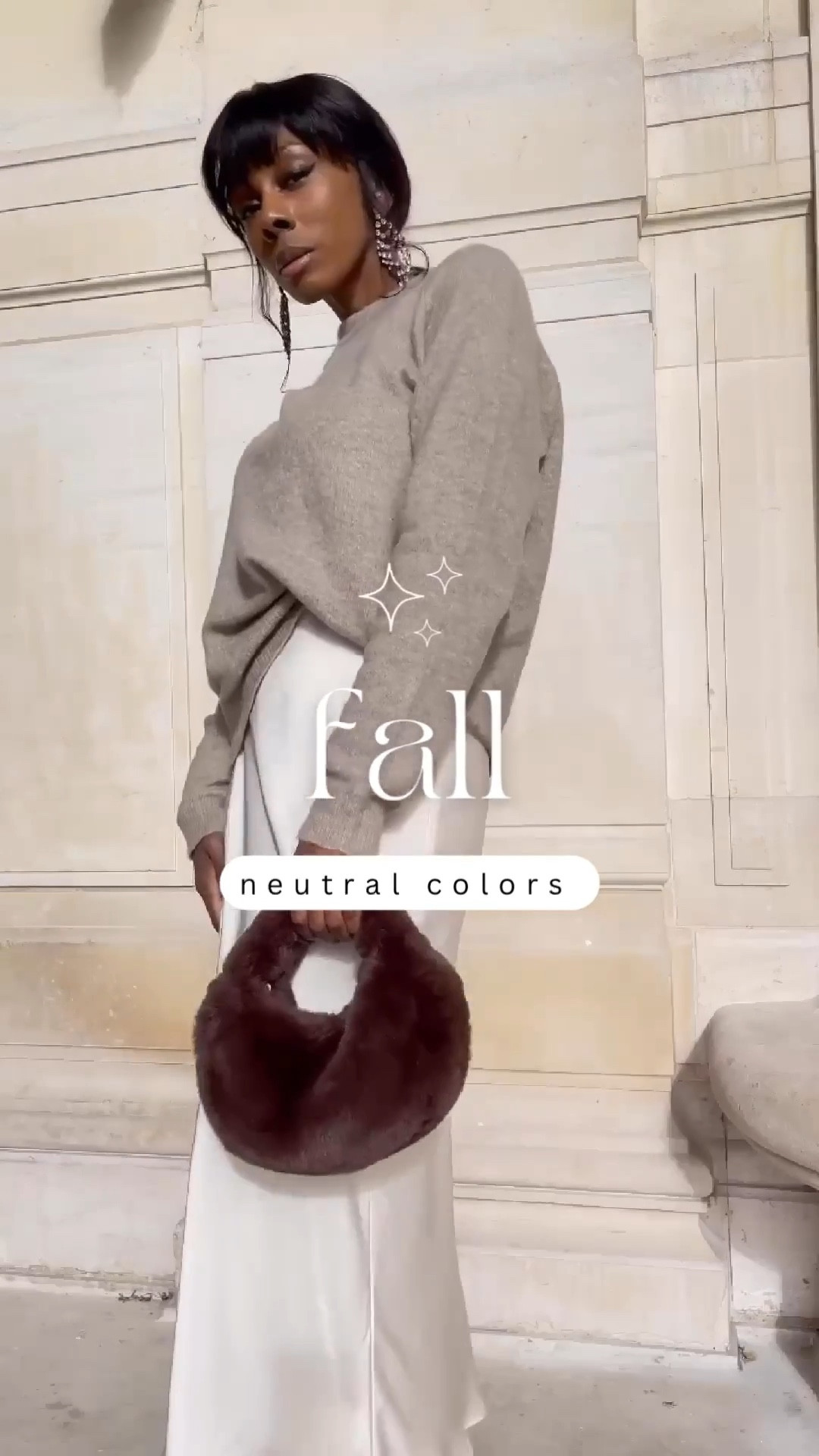 Timeless neutrals that never go out of style. 🤍🤎

Throwback to one of my favorite outfits— effortless, elegant, and cozy. The neutral colors and satin skirt scream minimalist chic. While the alpaca sweater and faux fur bag highlight the coziness of the fall season. 

This is hands down one of my favorite outfits of all time. Let me know if you would recreate this outfit.

#fallfashion #neutralcolors #chicstyle

#LTKStyleTip