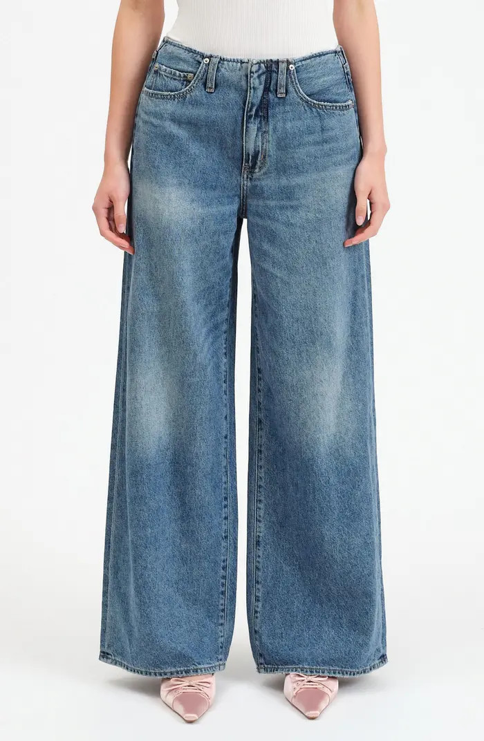 DAZE The Kickback High Waist Wide Leg Jeans | Nordstrom | Nordstrom