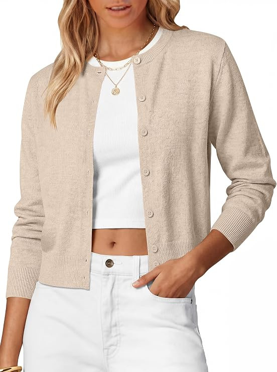 ANRABESS Cardigan Sweaters for Women 2026 Fall Outfits | Amazon (US)
