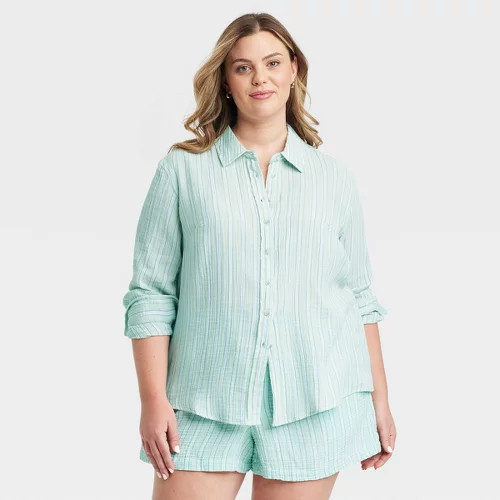 "green striped shirt" : Target | Target