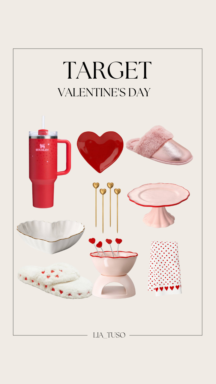 Target Valentine's Day | Women's Cecily Flip Flop Slippers, Women's Valentine's Day Graphic Crewneck Sweatshirt, Women's Sage Slide Slippers, Stanley Stainless Steel Tumbler, Women's Rae Metallic Scuff Slippers, Heart Cocktail Picks Gold, Stoneware Dessert Pedestal Light Pink, Stoneware Figural Heart Candy, Stoneware Fondue Set with Forks, Hearts Kitchen Towel, Valentine Stoneware Figural Heart Appetizer Plate Red 

#target #valentinesdayfinds #valentinesday #LTKGiftGuide 

 #LTKValentine #LTKHome