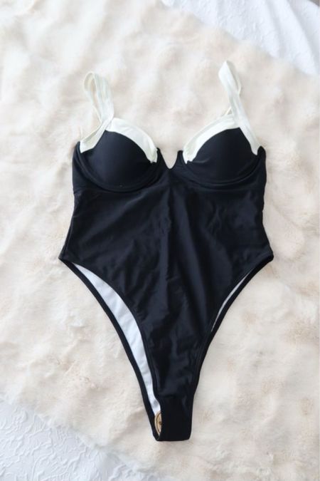 Gorgeous swimwear for this summer! ☀️ Love this high cut suit, sexy summer swimwear 🖤 great for an adults only trip! 

code: 24SUMMERdaniel to save! 

Pool day, summer, swimwear, one piece swimsuit, supportive swimwear, vacation, beach, resort wear 

#LTKMidsize #LTKFindsUnder50 #LTKSwim