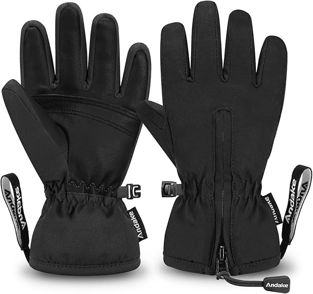 Andake Waterproof &Breathable Kids Snow Gloves 2-7Y Toddler Winter Warm Ski Gloves Kids Mittens f... | Amazon (US)