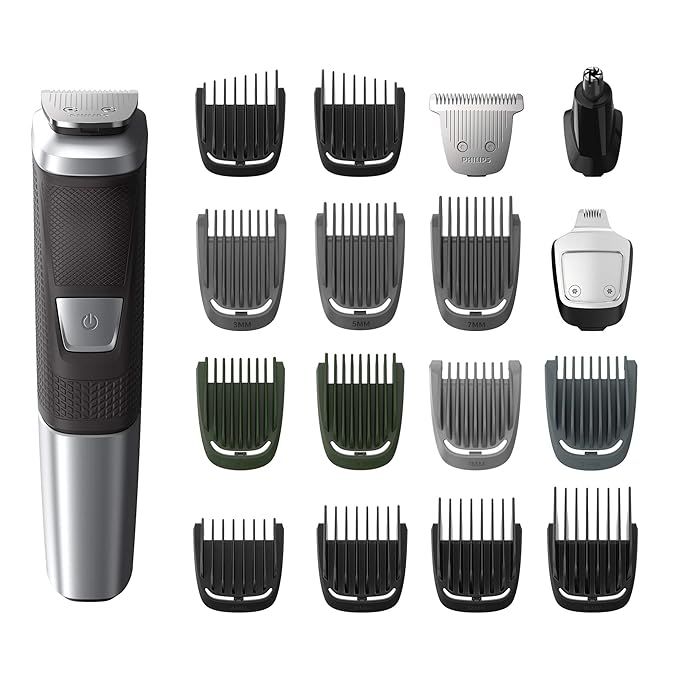 Philips Norelco MG5750/49 Multigroom All-In-One Trimmer Series 5000 With 8Piece, No Blade Oil Nee... | Amazon (US)