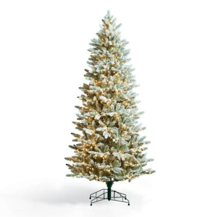 Freshly Fallen Snowcrest Slim Profile Tree | Frontgate | Frontgate
