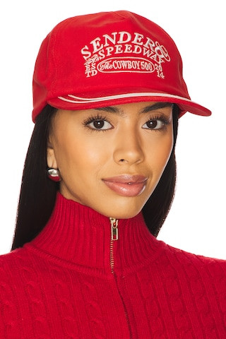 Sendero Speedway Hat in Red | Revolve Clothing (Global)
