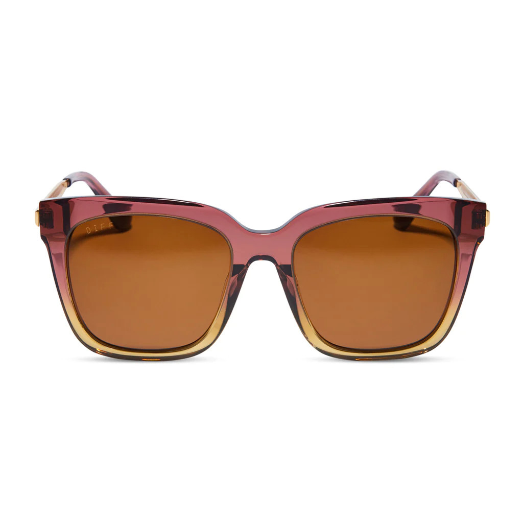BELLA - CLAYTON + BROWN SUNGLASSES | DIFF Eyewear