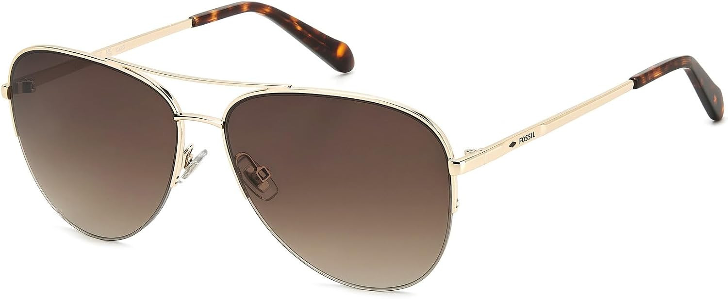 Fossil Women's Fos 3137/G/S Sunglasses, Gold, Brown, Havana, 58/14/140 | Amazon (US)