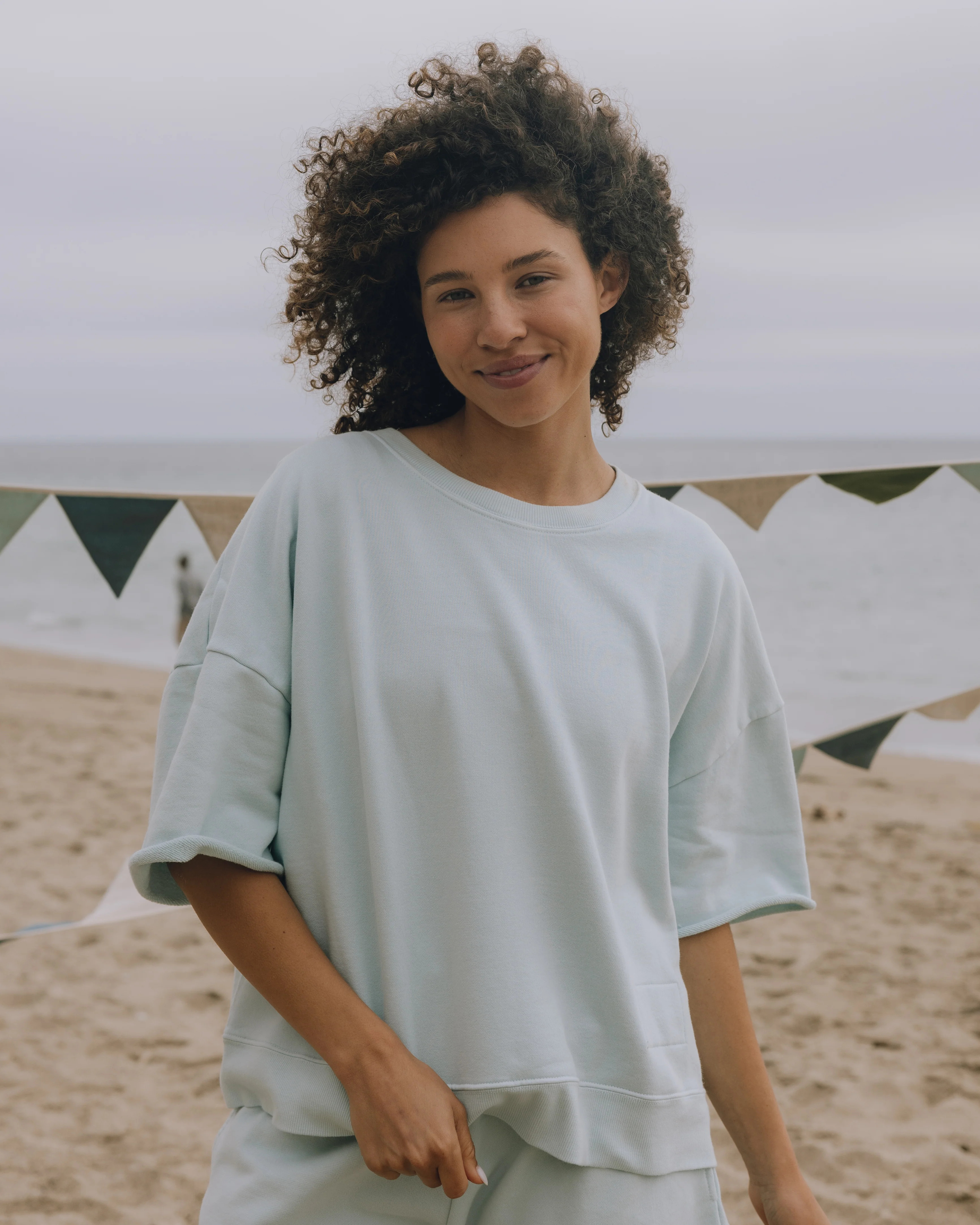 Cropped Sleeve Crew - Lake Day | Daily Drills