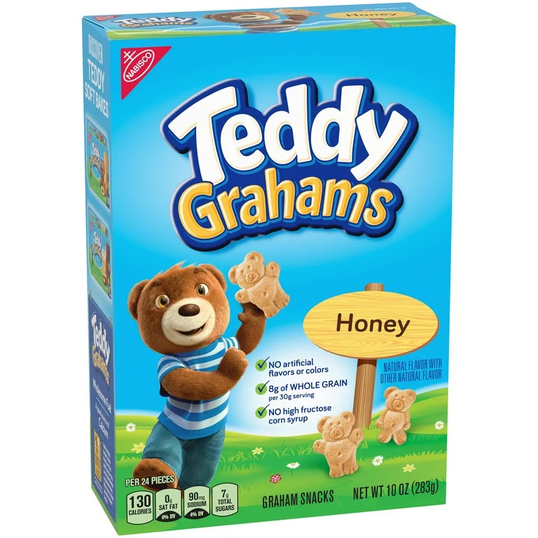 Teddy Grahams Honey Graham Snacks, 10 Oz | Walmart (US)
