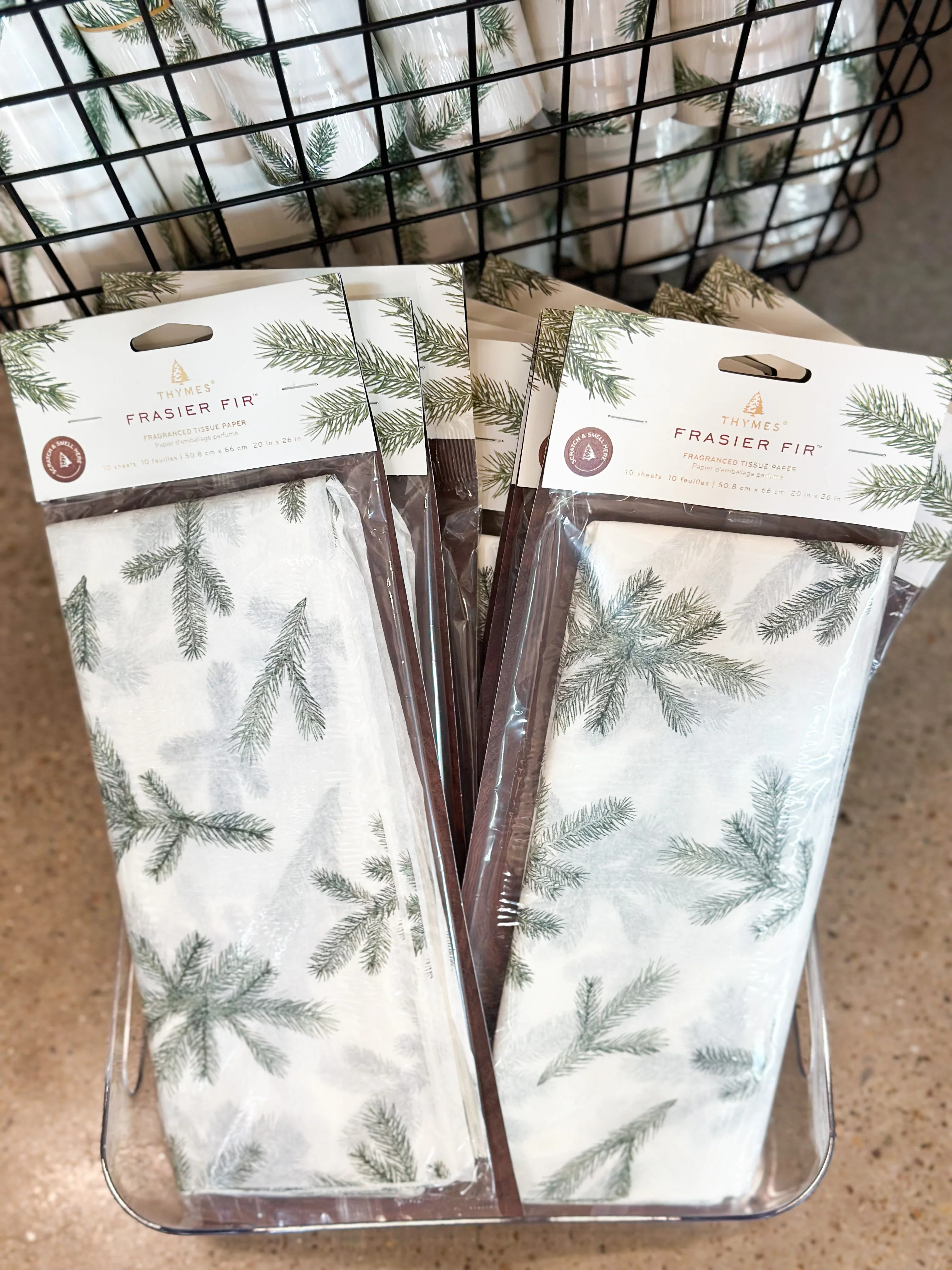 Frasier Fir Fragranced Tissue Paper | Emmacate Boutique
