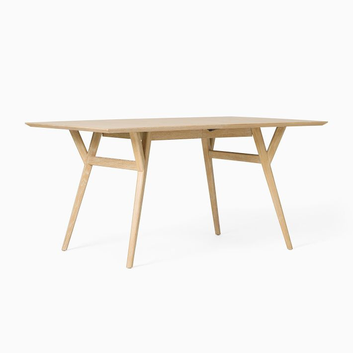 Mid-Century Expandable Dining Table (39"–92") | West Elm (US)