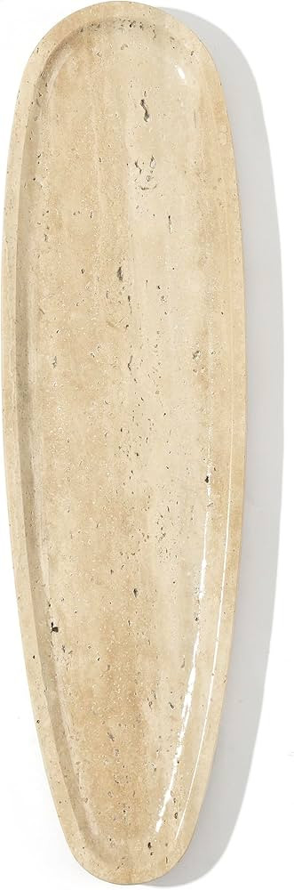 Natural Marble Tray – Real Stone for Bathroom, Vanity, Counter, and Home Decor. Perfect for Jew... | Amazon (US)