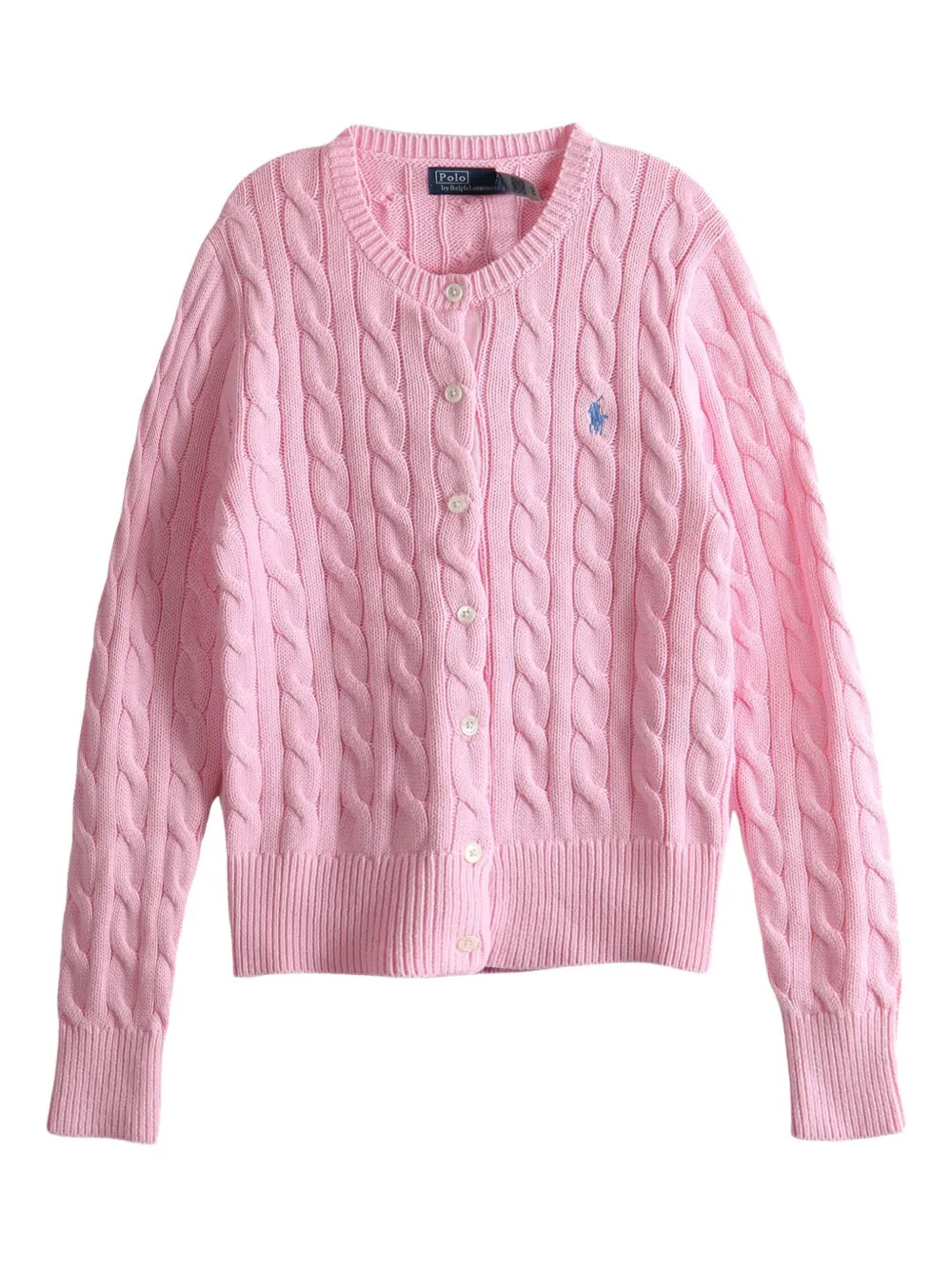Polo Ralph Lauren cable-knit Cardigan | Pink | FARFETCH | Farfetch Global