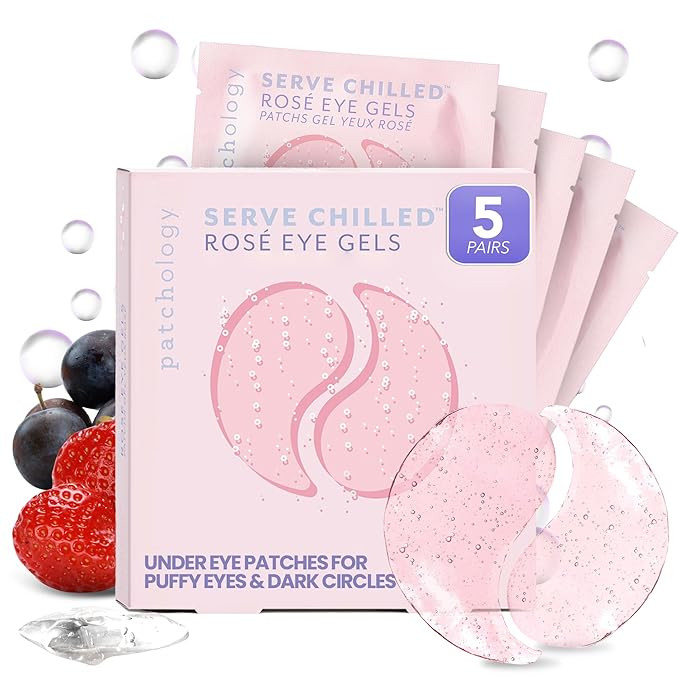 Patchology Serve Chilled Rosé Hydrating Under Eye Patches – Hyaluronic Acid & Antioxidant-Infu... | Amazon (US)