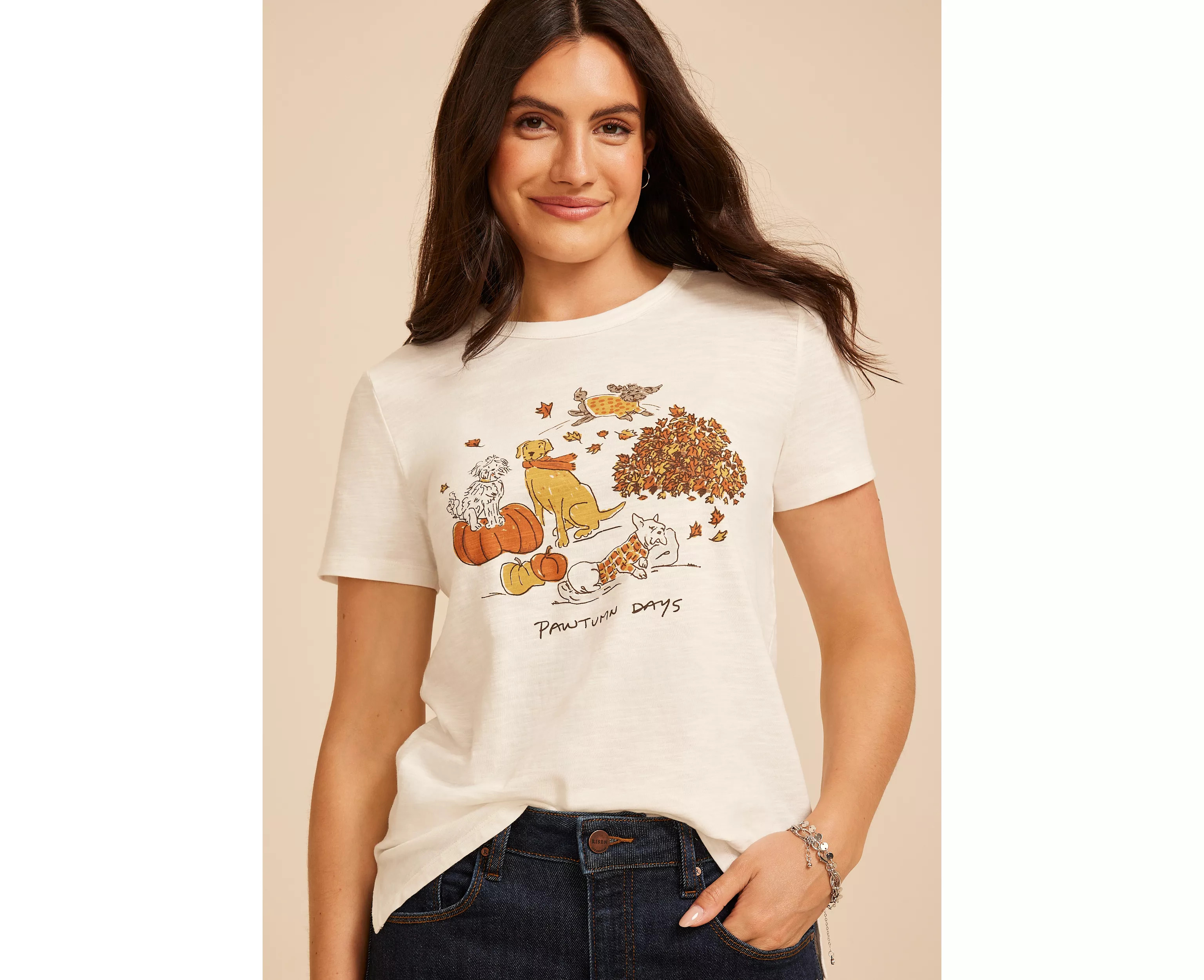 Pawtumn Days Classic Fit Graphic Tee | maurices | Maurices
