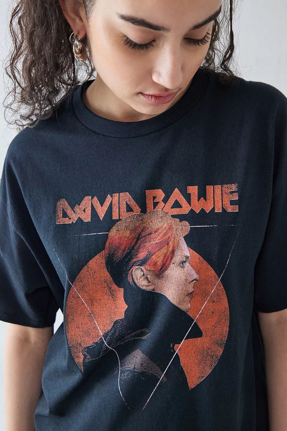 Daisy Street David Bowie Boyfriend T-Shirt | Urban Outfitters (EU)